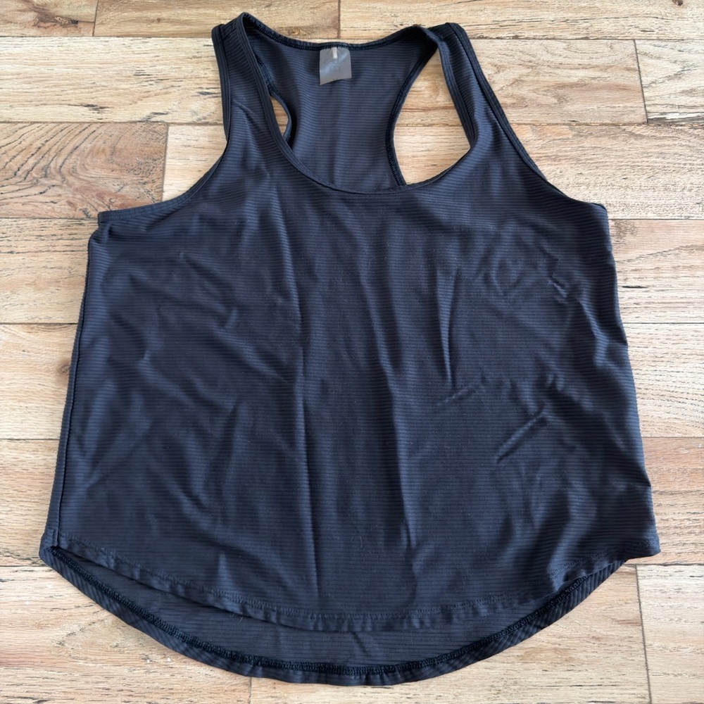 CALIA Women's Black Performance Racerback Tank Top - Black Medium #2